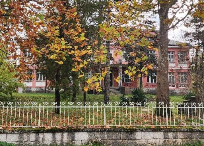 Поглед на зграду Официрског дома са главне улице